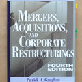 Livres / littérature : Mergers, Acquisitions and Corporate Restructurings