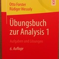 Libri / letteratura : Übungsbuch zur Analysis 1: Aufgaben und Lösungen