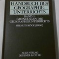 Bücher / Literatur: Handbuch des Geographieunterrichts, Band 1