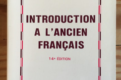 Livres / littérature : Introduction à l'ancien français