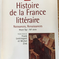 Libri / letteratura : Histoire de la France littéraire: Naissances, Renaissances
