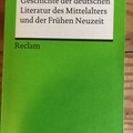 Bücher / Literatur: Geschichte der deutschen Literatur des Mittelalters ...