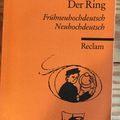 Livres / littérature : Der Ring (Frühneuhochdeutsch/Neuhochdeutsch)